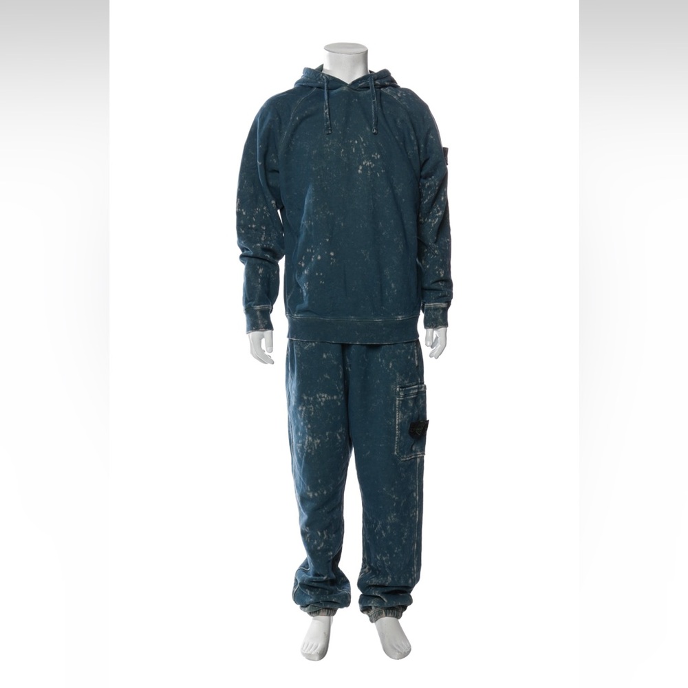 Stone Island Tie Dye Tracksuit Suit Hoodie Sweatpants Set